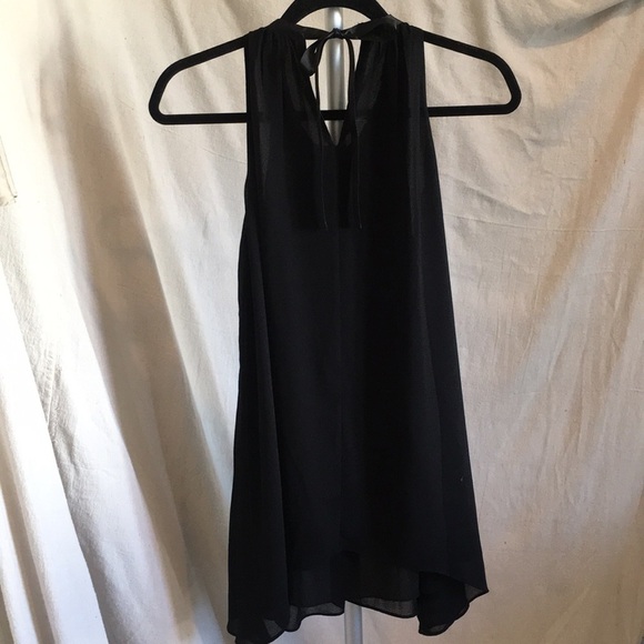 Max Studio Chiffon tunic with beaded collar - Picture 6 of 6